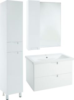 Пенал Bellezza Пегас 35см правый белый 00000011263